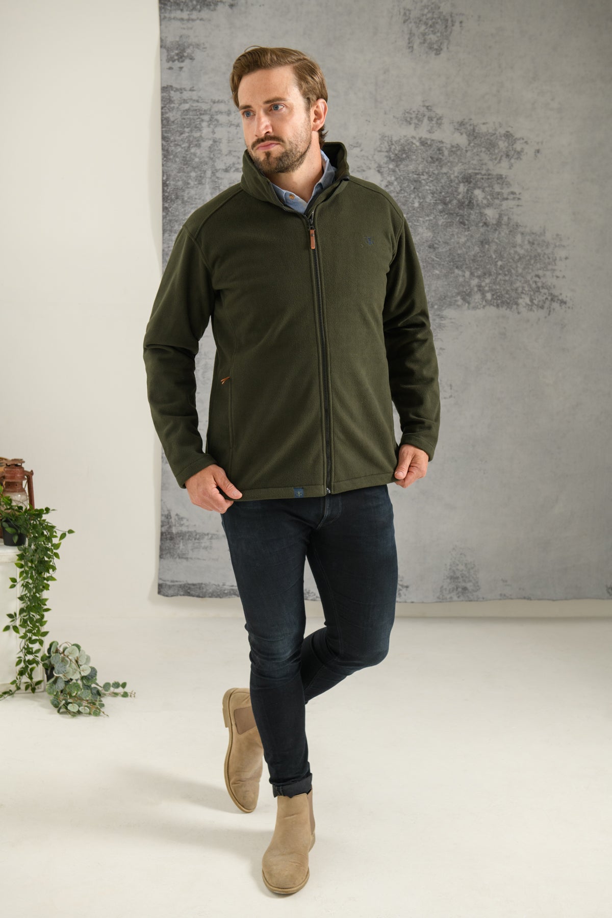Men's Richmond Waterproof Fleece - Hunter Green