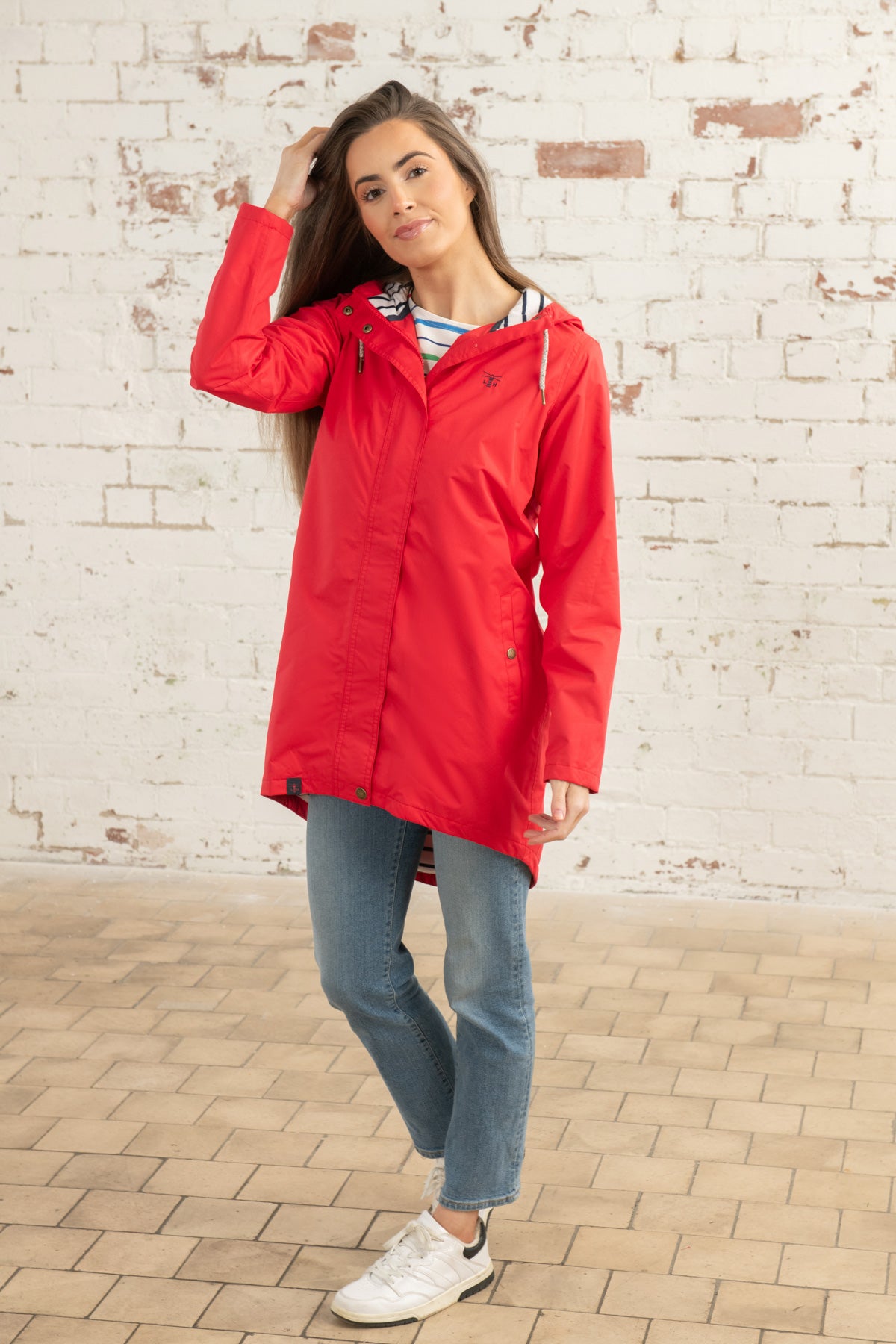 Beachomber Long Coat - Poppy