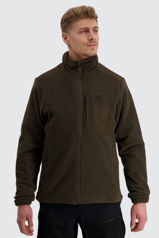 Dawson Men's Waterproof Fleece Jacket, Moss Brown