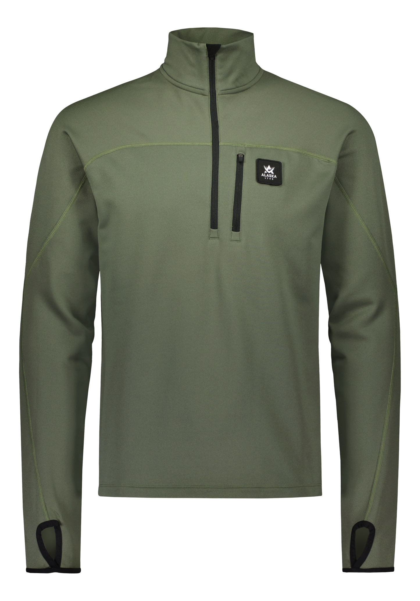 ThermoDry Pro Men's Half-Zip Top, Olive