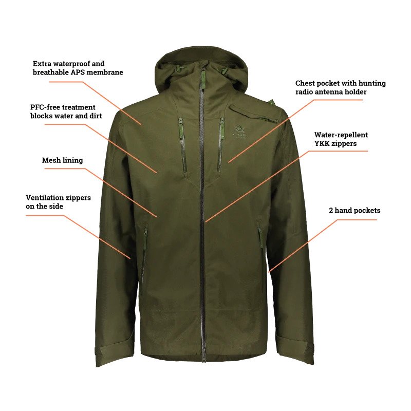 Apex PRO Men's Jacket, Hunter Green