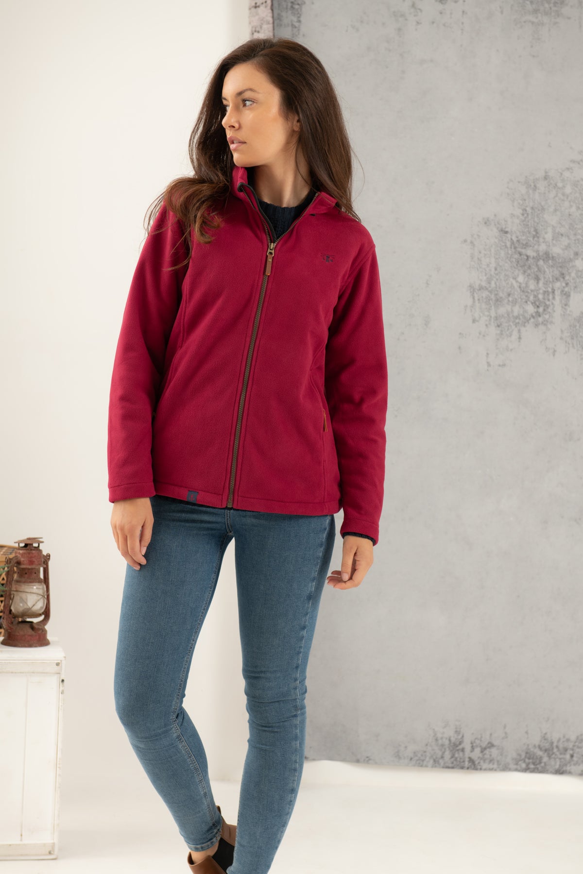 Ashby Ladies Waterproof Fleece - Berry