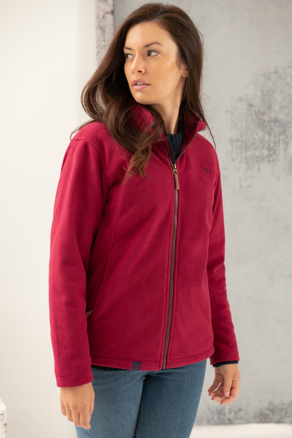 Ashby Ladies Waterproof Fleece - Berry