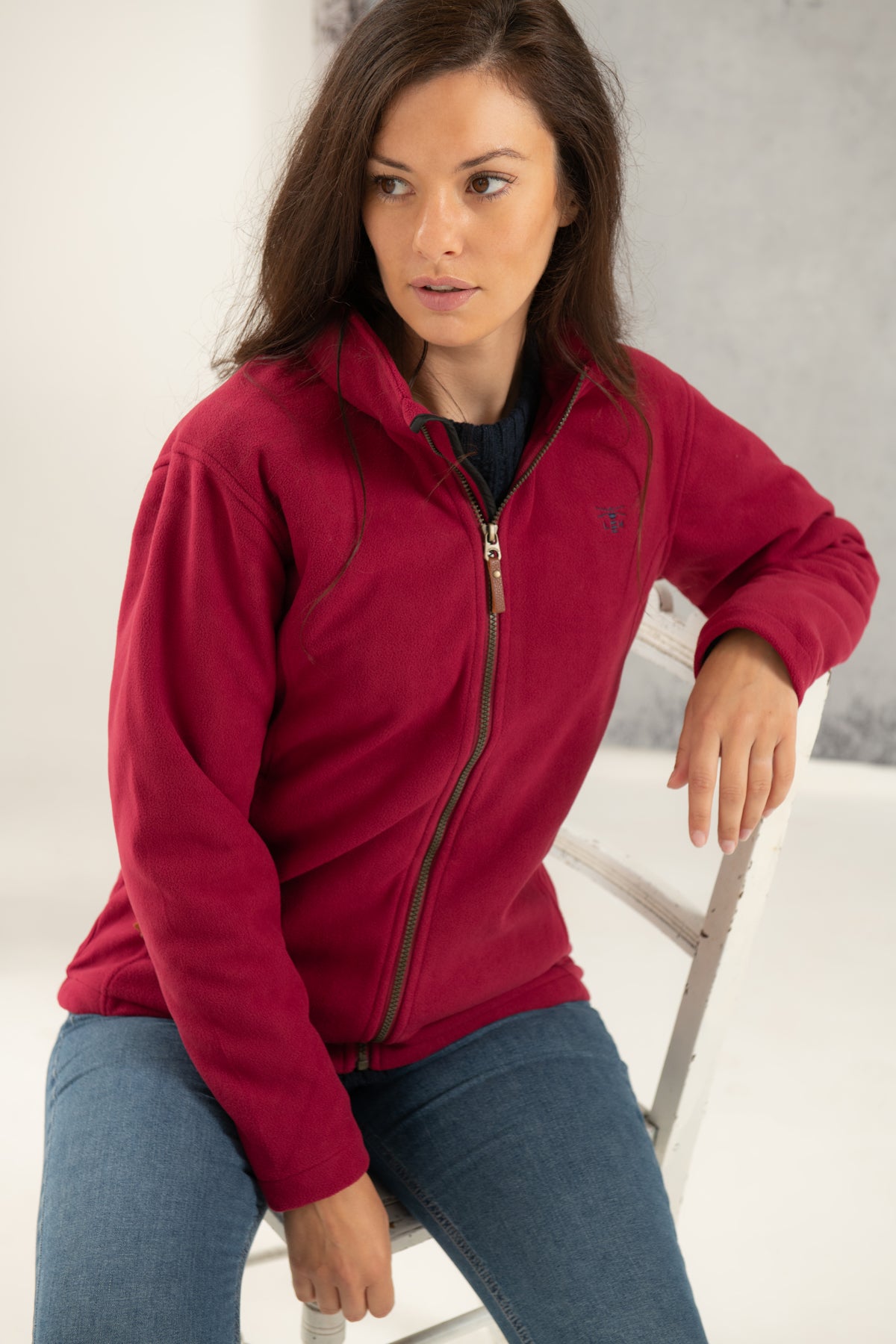 Ashby Ladies Waterproof Fleece - Berry