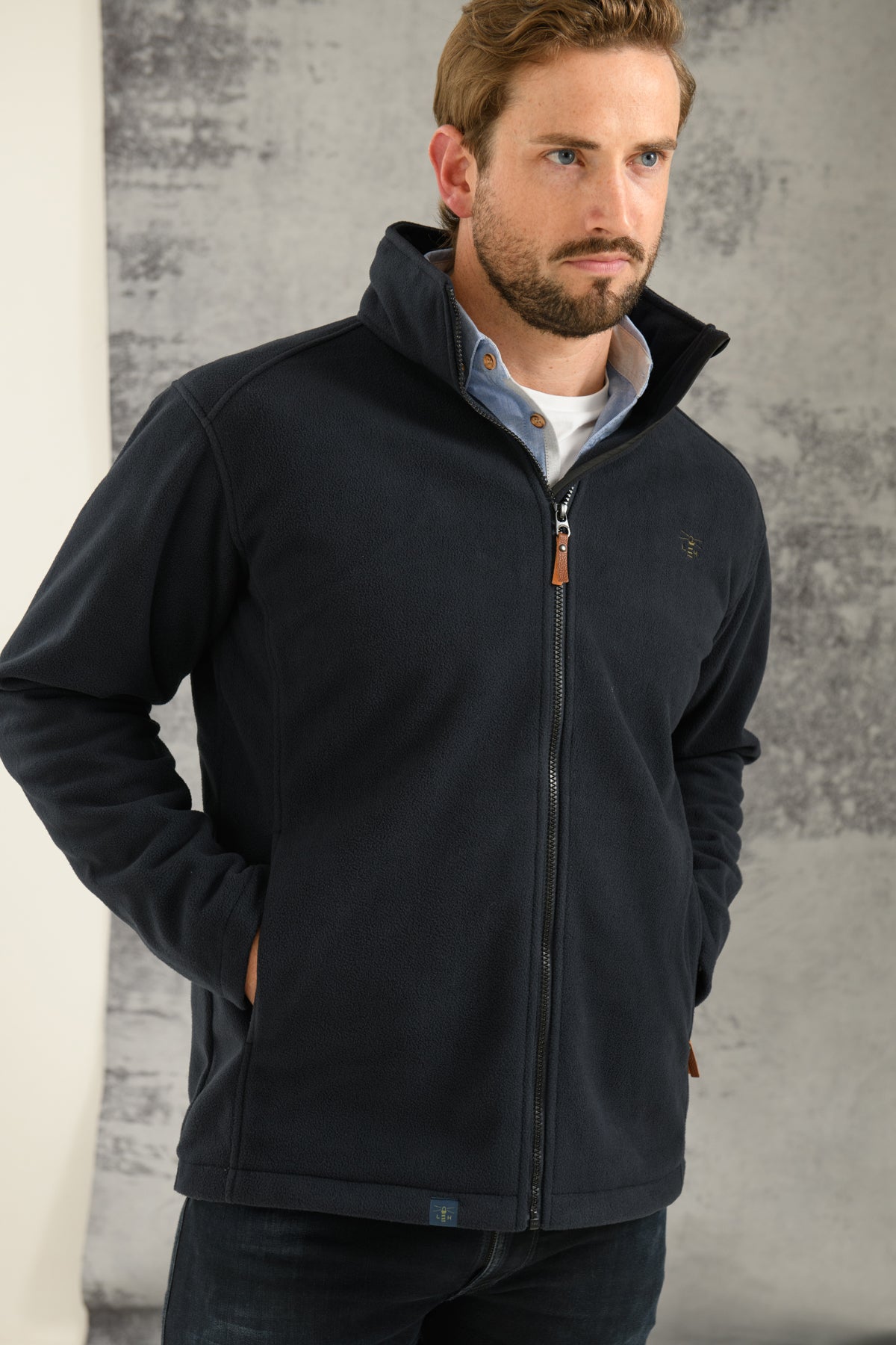 Men's Richmond Waterproof Fleece - Dark Navy