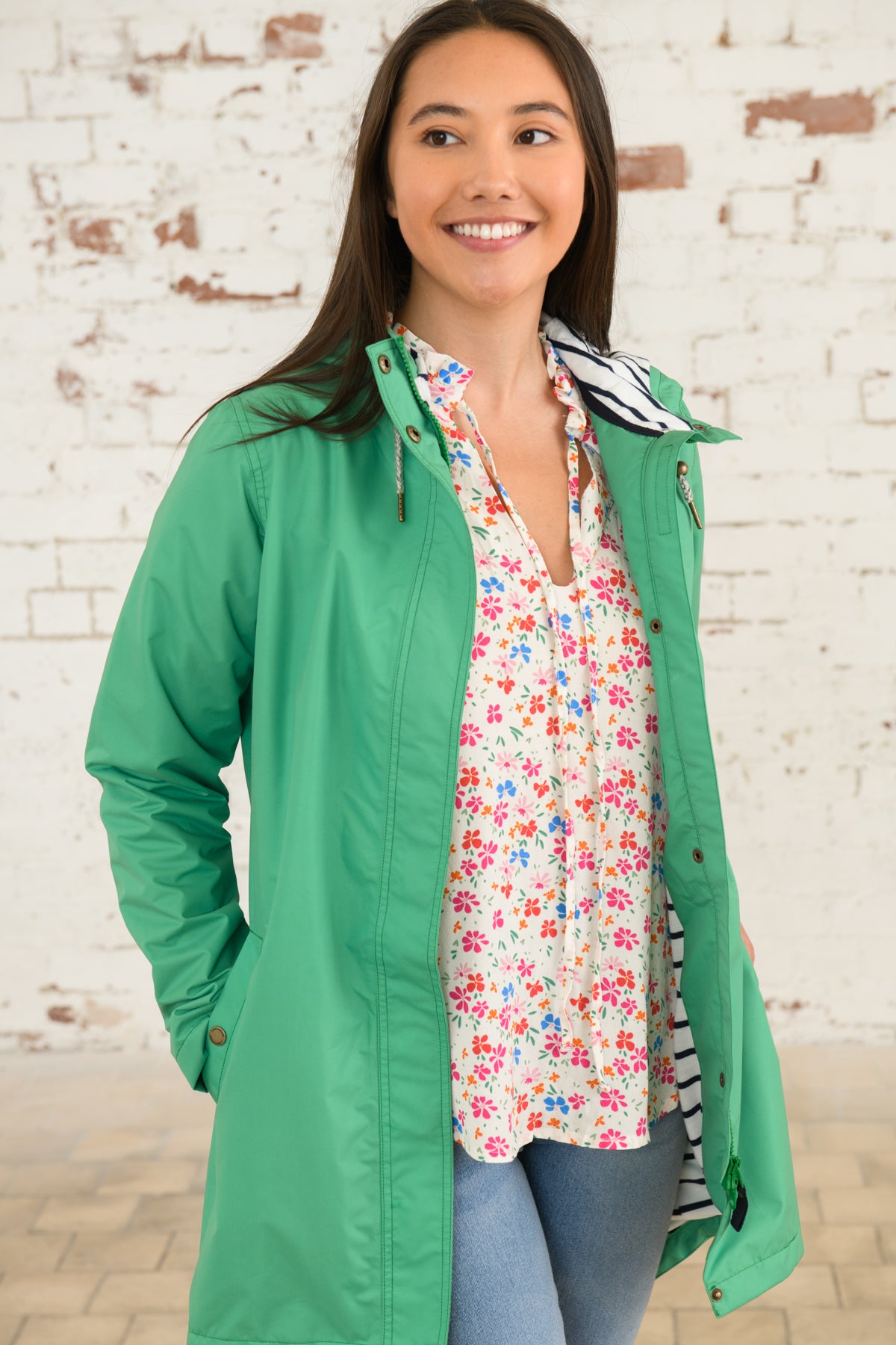 Beachcomber Long Coat - Seagrass