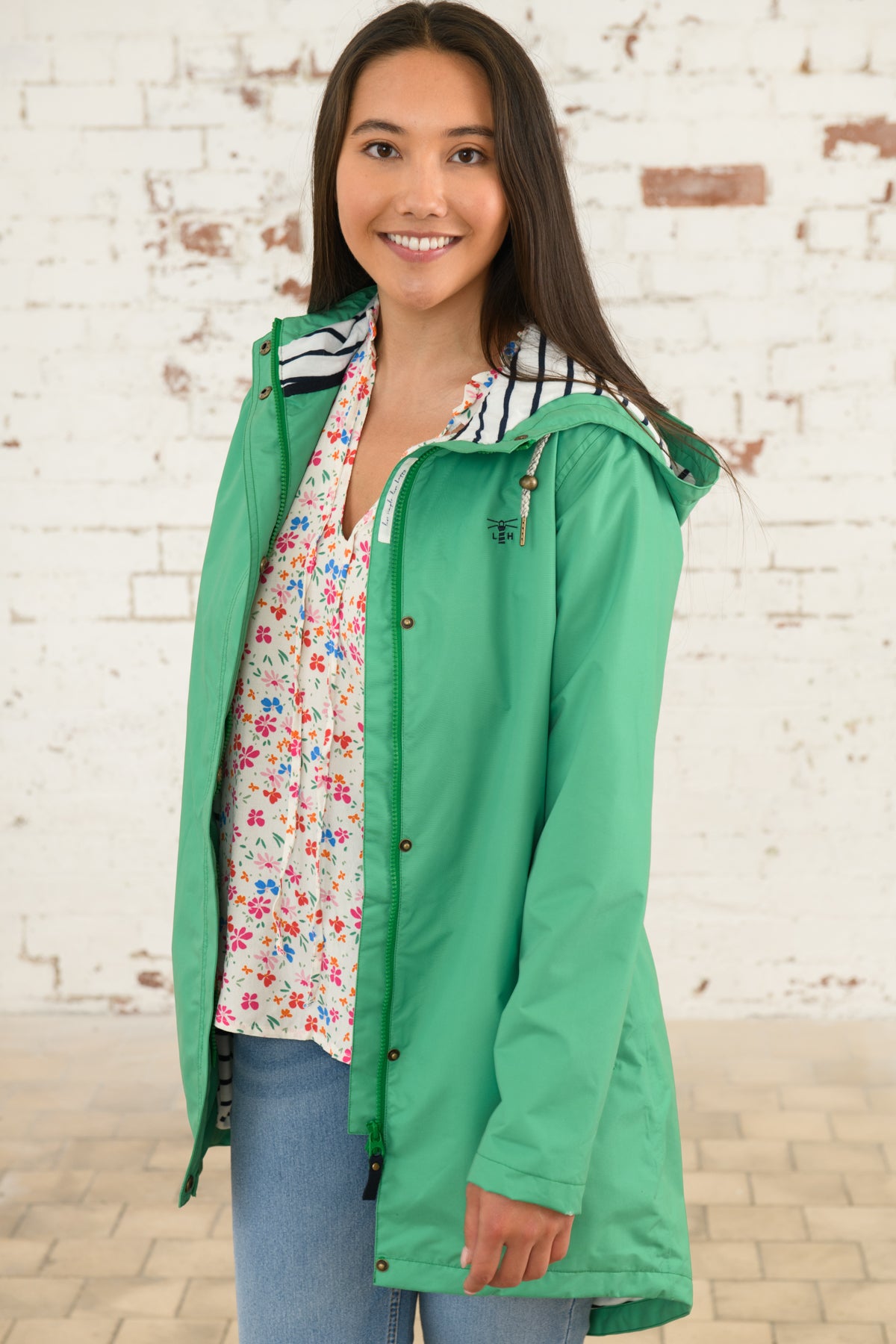 Beachcomber Long Coat - Seagrass
