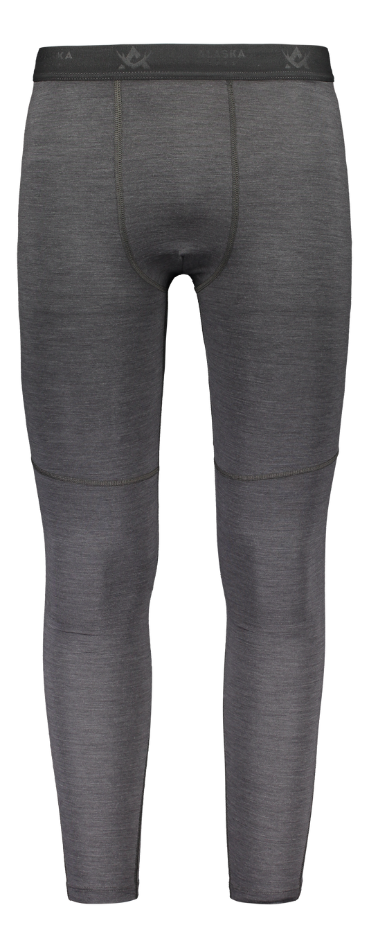 Merino Men's Base Layer Bottom, Dark Grey