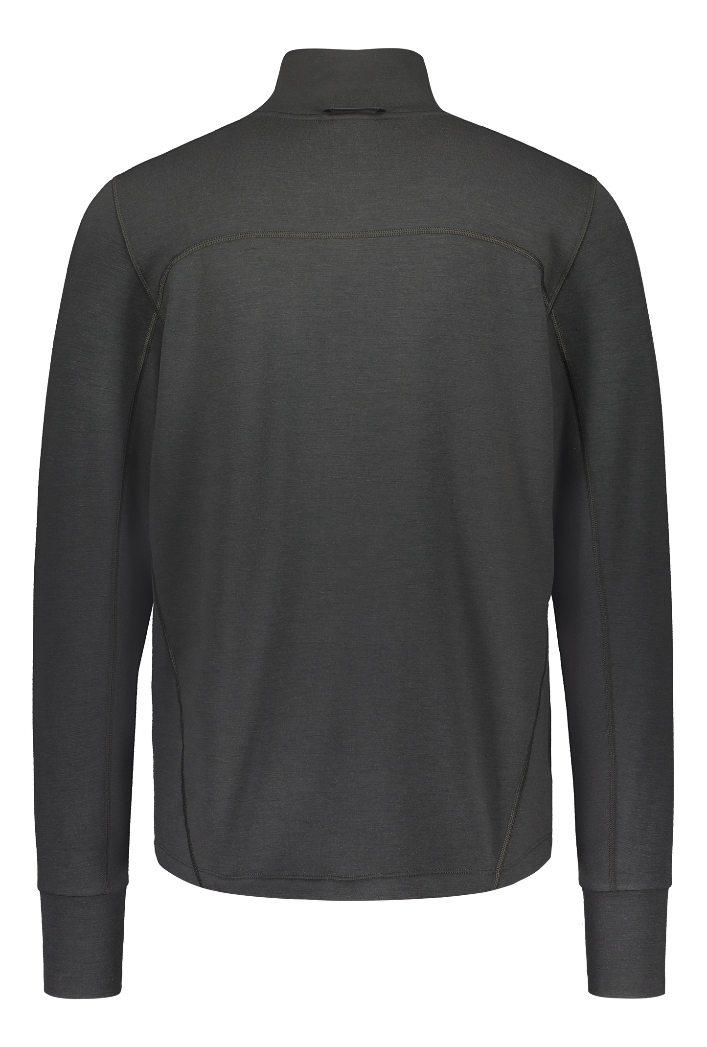 Merino Men's Fleece Jacket, Dark Grey