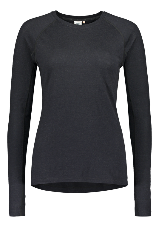 Merino Women's Base Layer Top, Graphite
