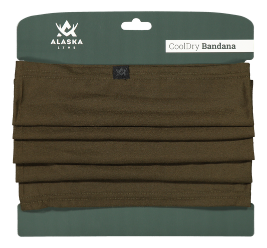 CoolDry Bandana, Moss Brown