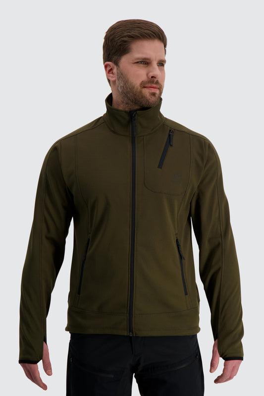 Juneau Men's Powerfleece Jacket, Moss Brown