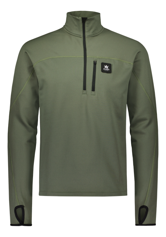 ThermoDry Pro Men's Half-Zip Top, Olive