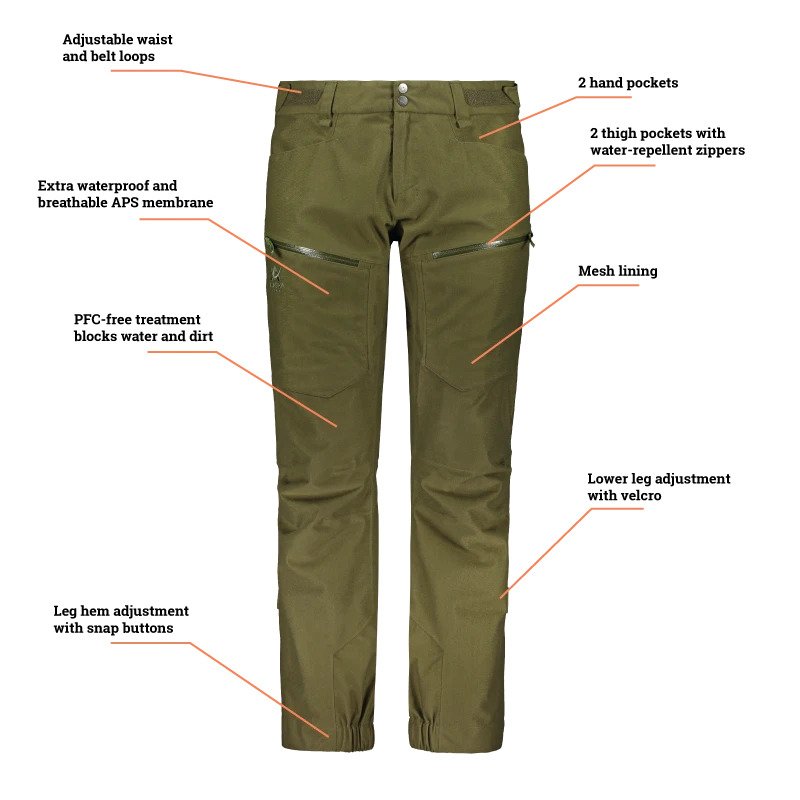 Apex PRO Men's Trousers, Hunter Green