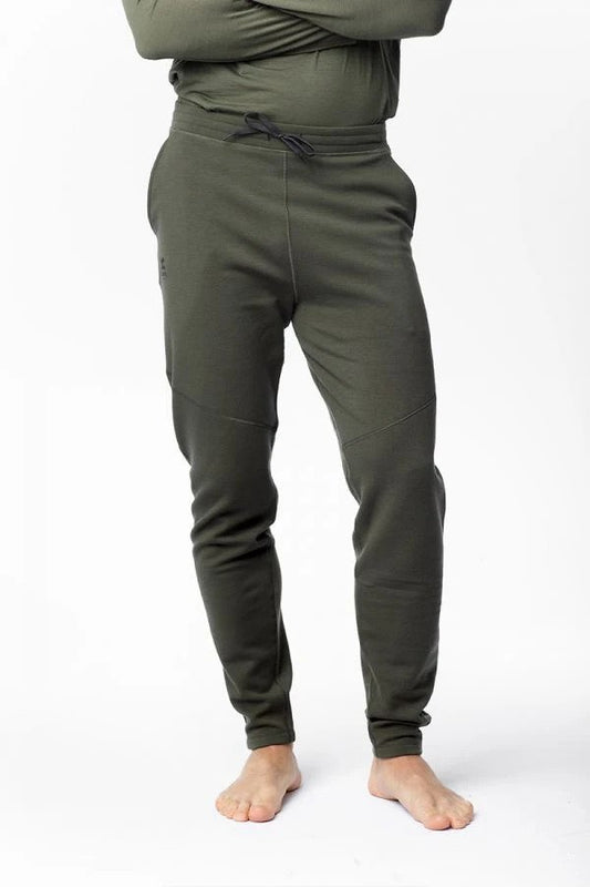 Alaska Merino Men's Mid Layer Bottom, Hunter Green
