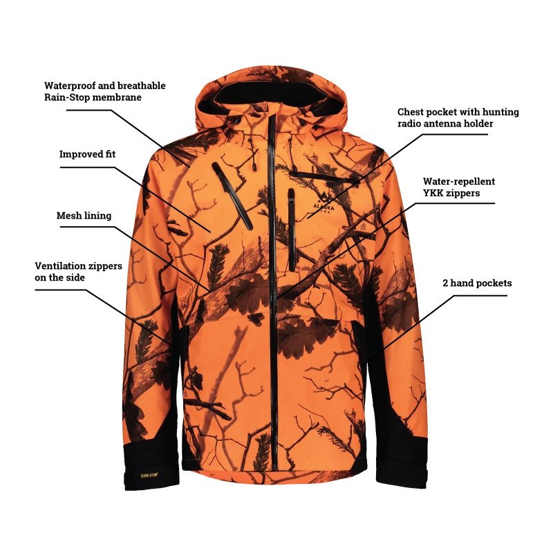Superior II Men's Jacket, Blaze 3D
