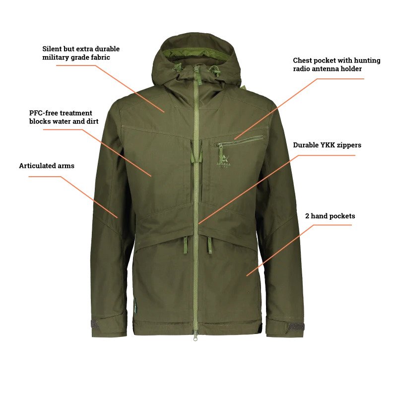Ranger Men's Jacket, Hunter Green